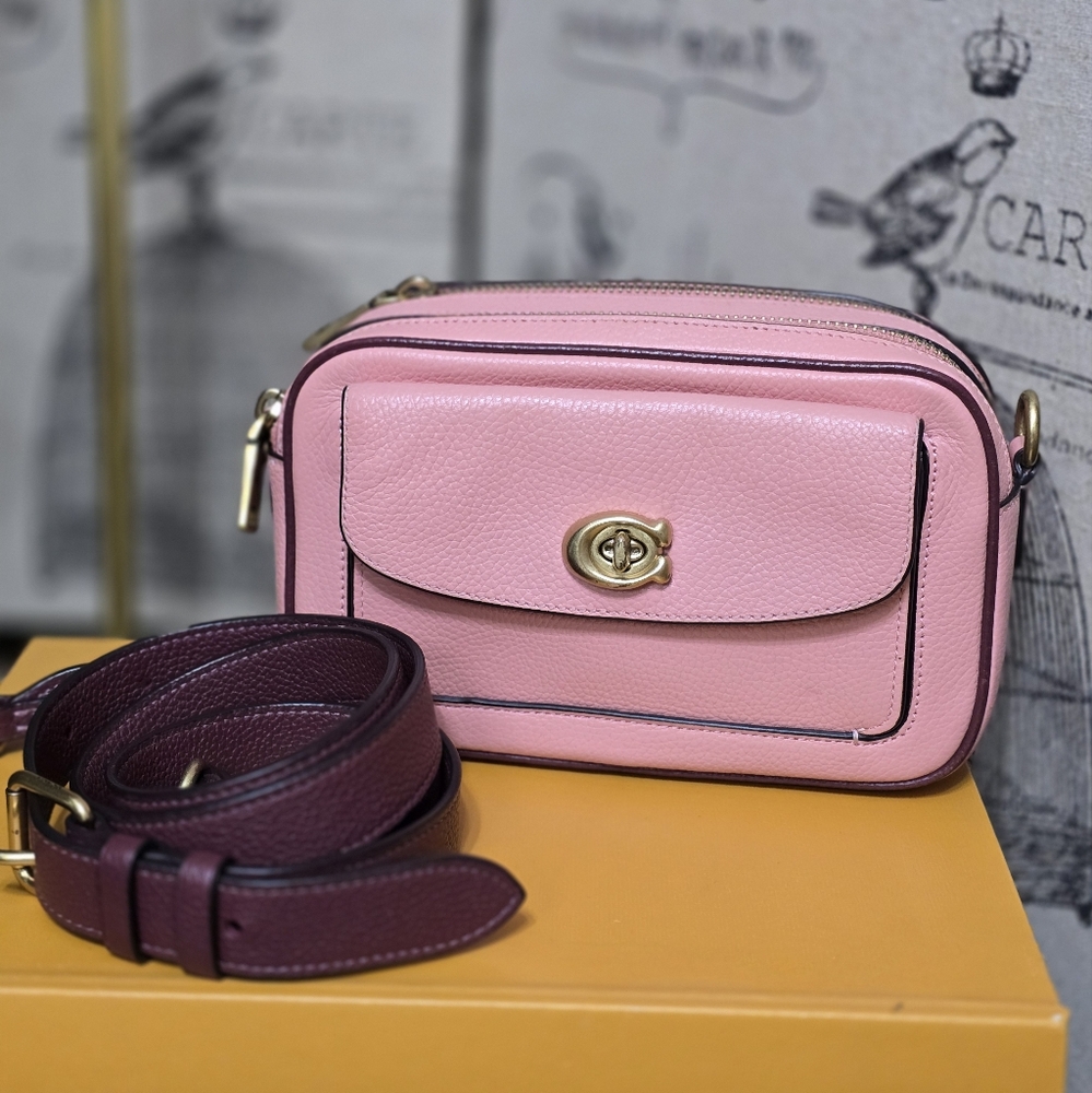 Coach Willow Camara Bag In Colorblock